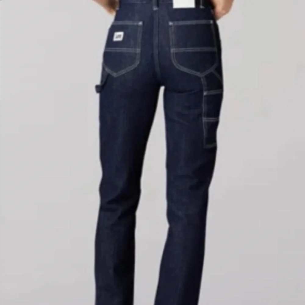 NWT Lee Vintage Modern High Rise Dungaree Ankle Carpenter Jeans - Picture 6 of 6
